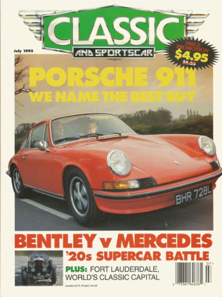 CLASSIC & SPORTSCAR 1993 JULY - 911, ELAN, MANTIS, S-TYPE v SPEED 6